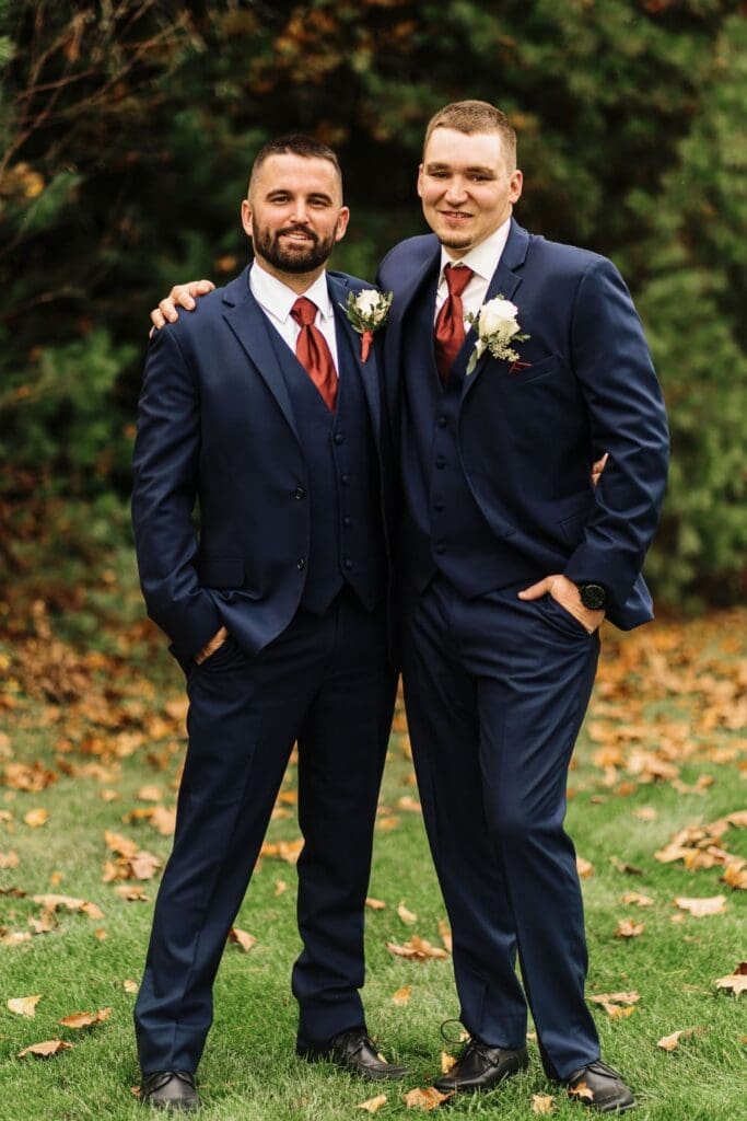 Groom and Groomsman Photo Together