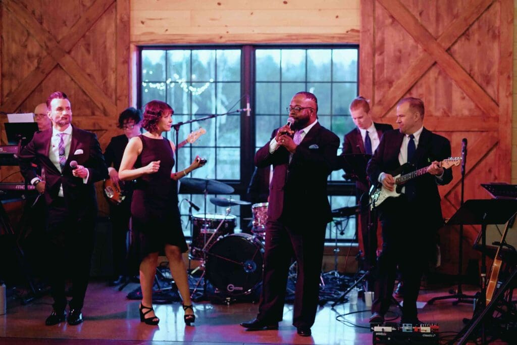 Wedding Band In An Indoor Reception