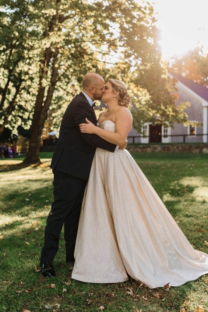 Couple Portrait In A Summer Wedding