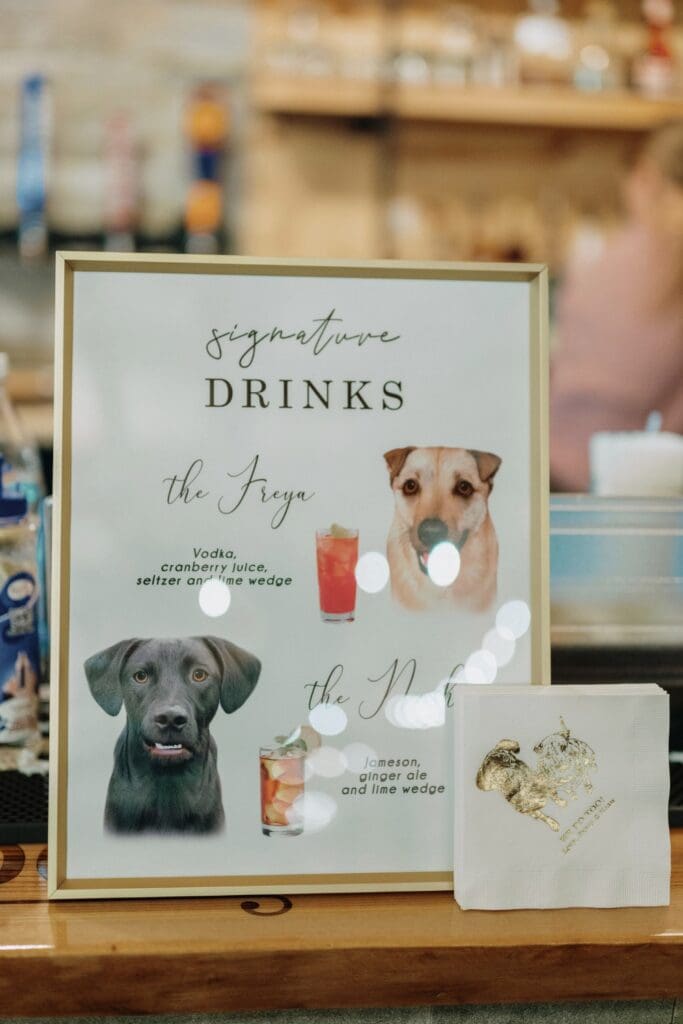 Signature Drinks Decor