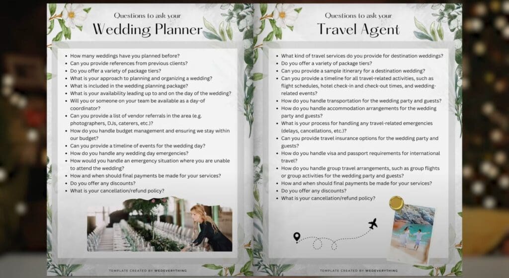 Questions To Ask Vendors